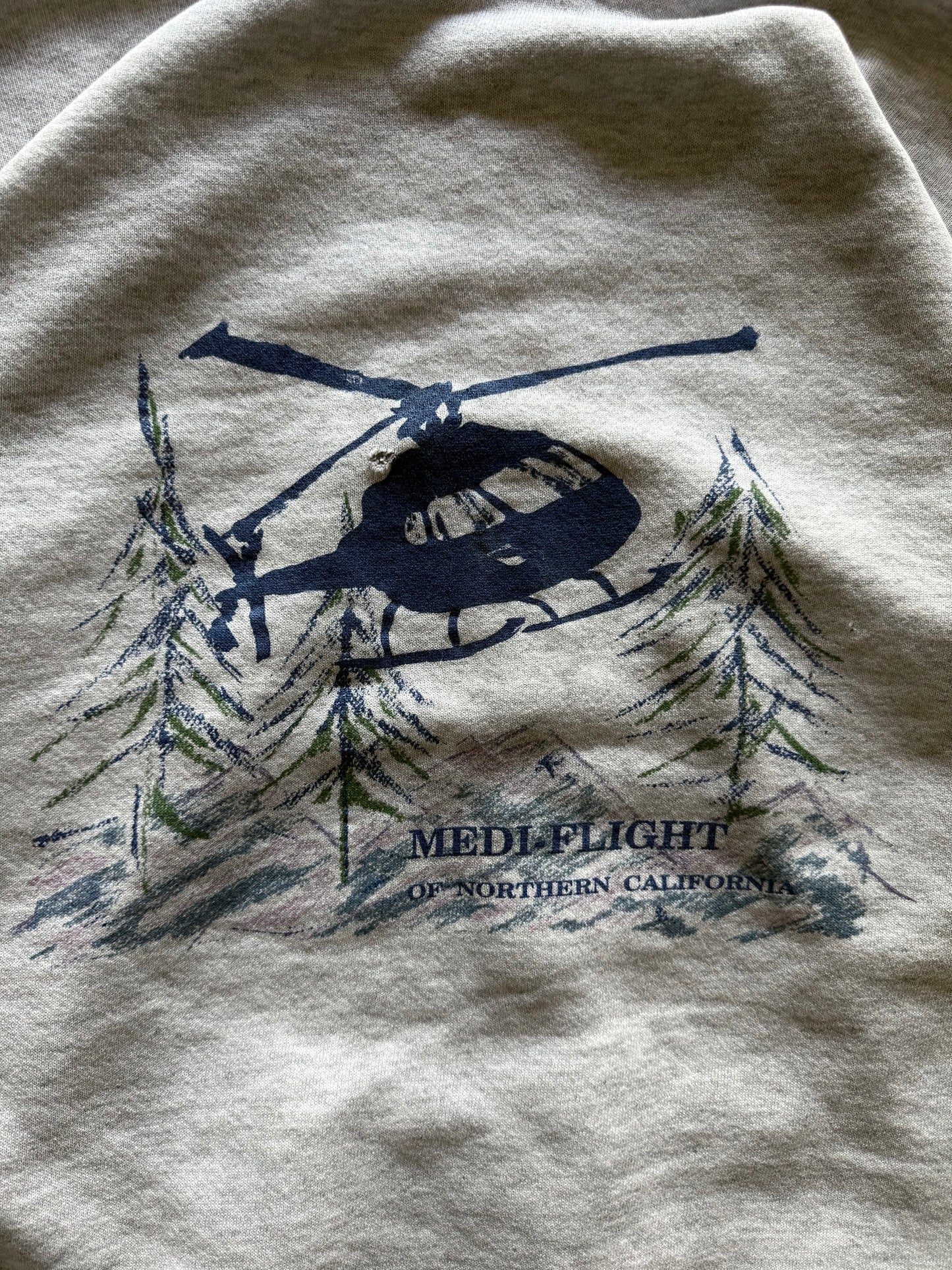 90’s Medi-Flight Zip Up Hooded Sweatshirt