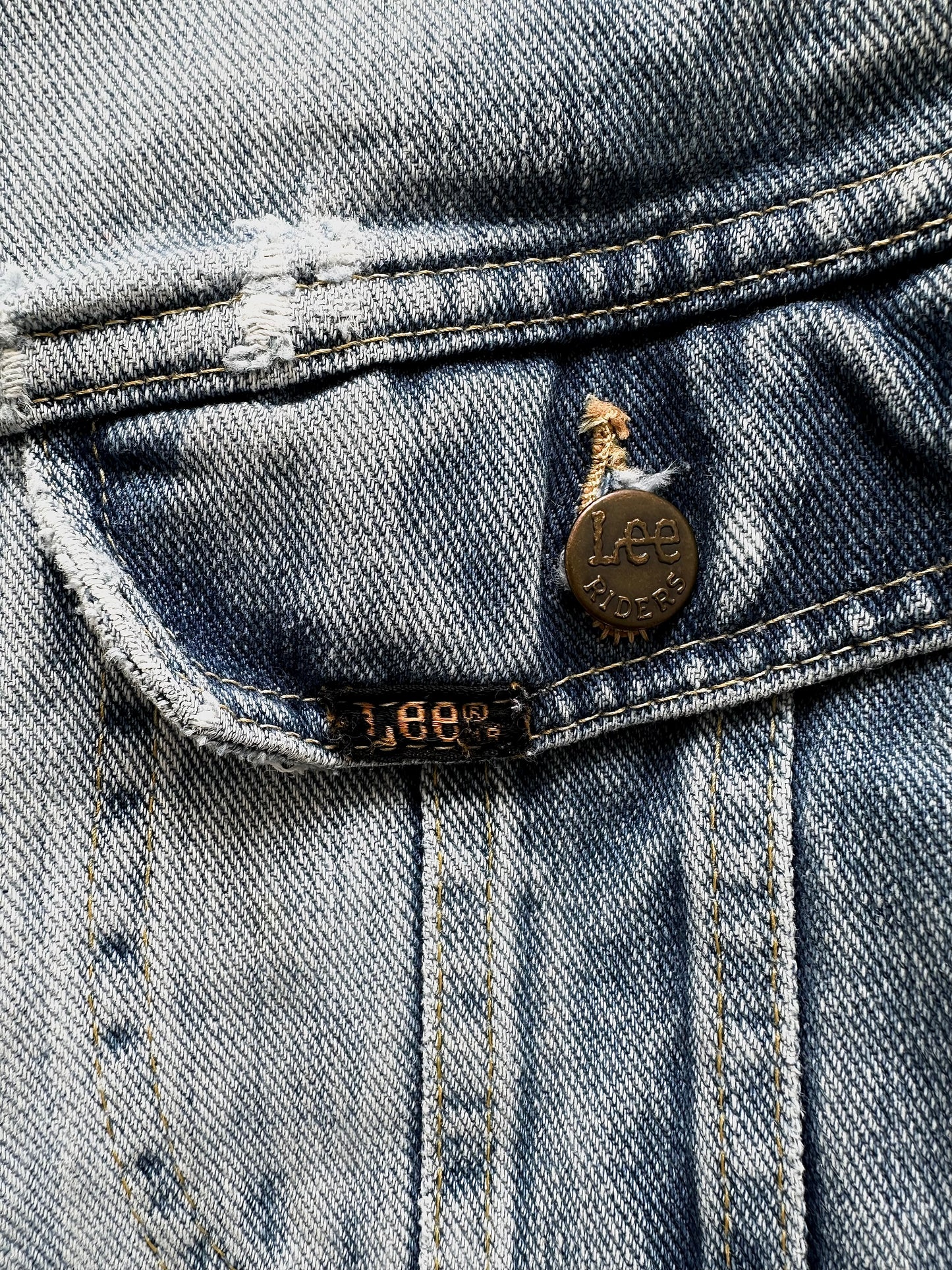 70’s Lee Storm Rider Thrashed Jacket