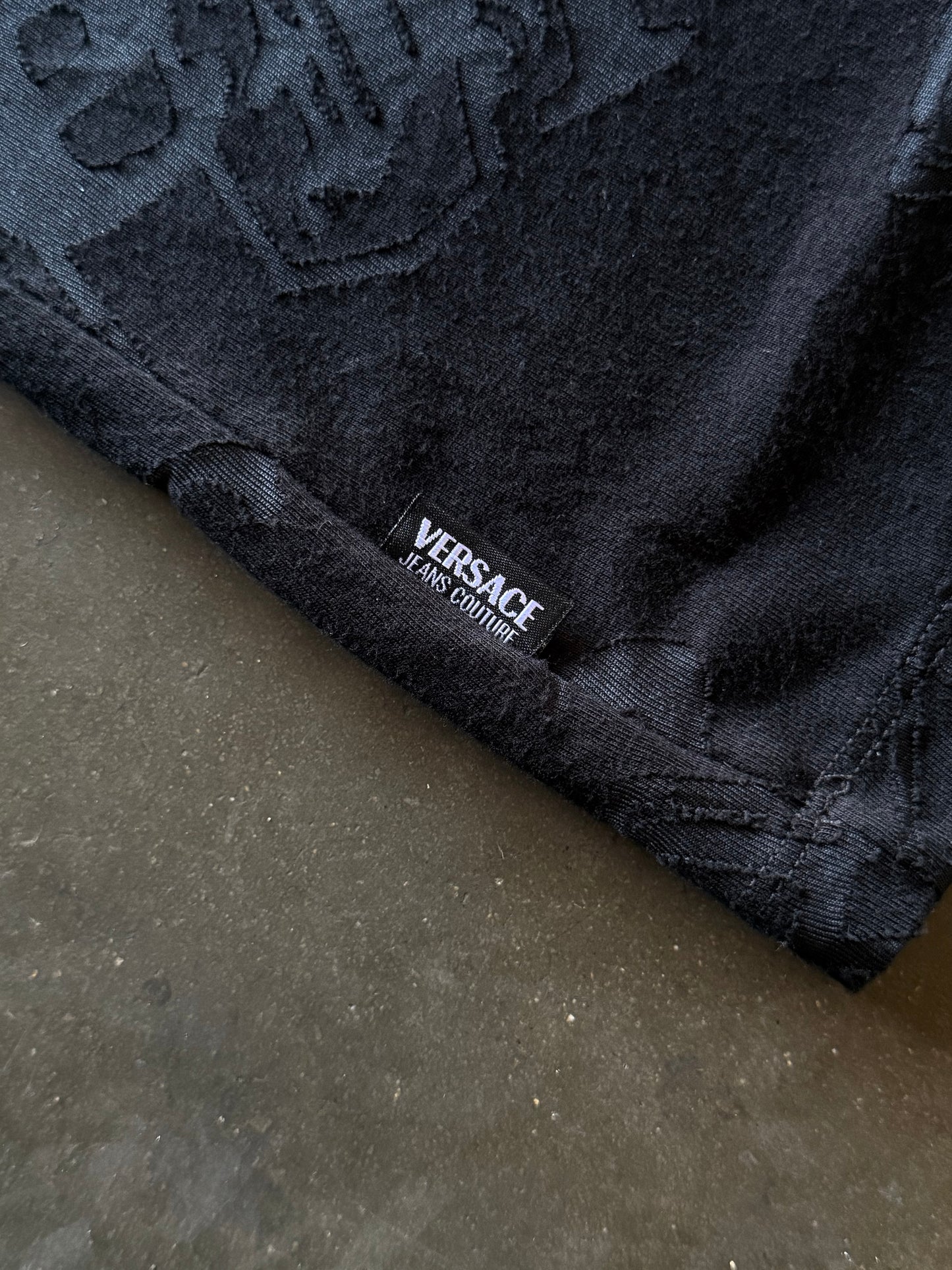 2000’s Versace Jeans Couture Emboss Sleeveless Top