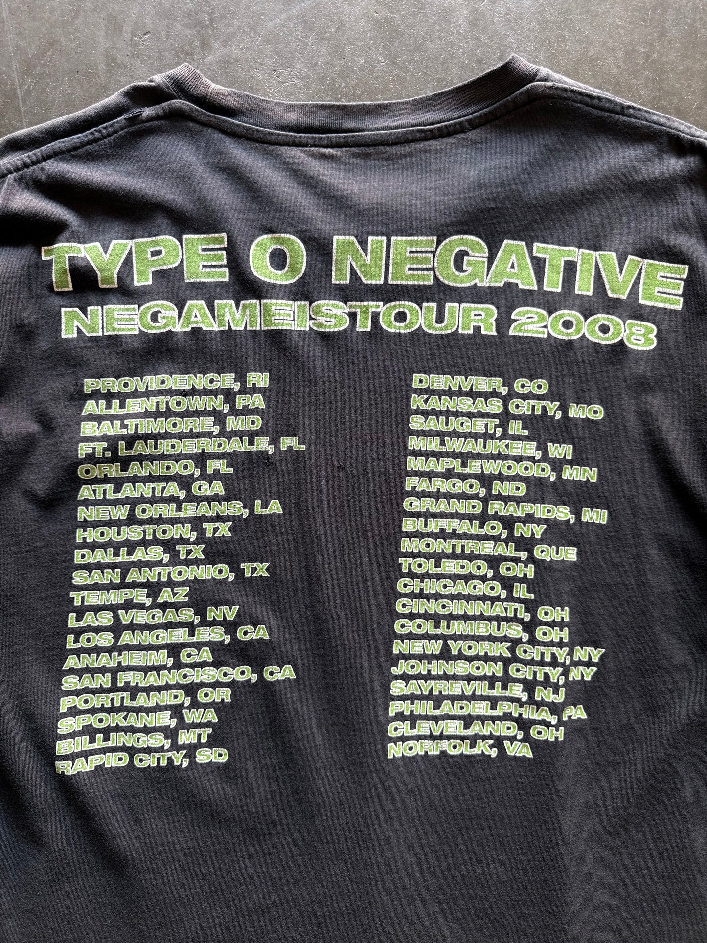 2000’s Type O Negative Tour Shirt