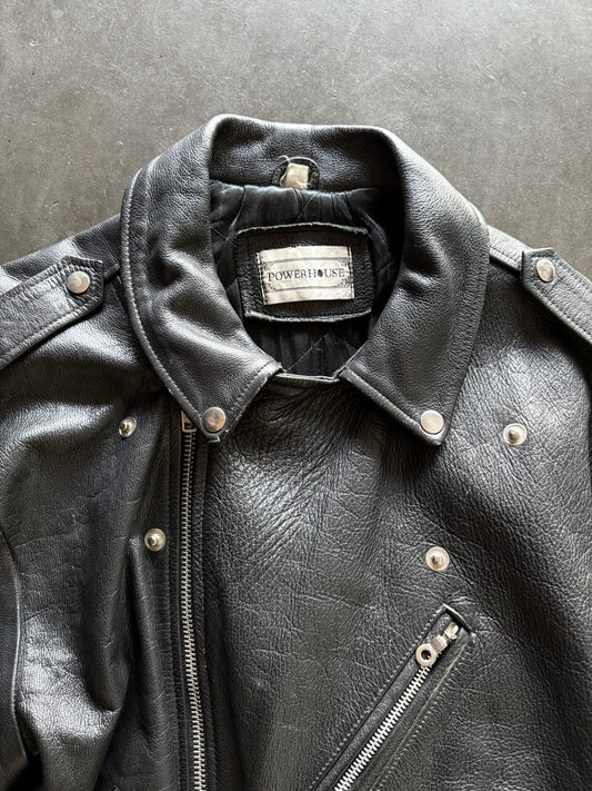 80’s Powerhouse Biker Leather Jacket