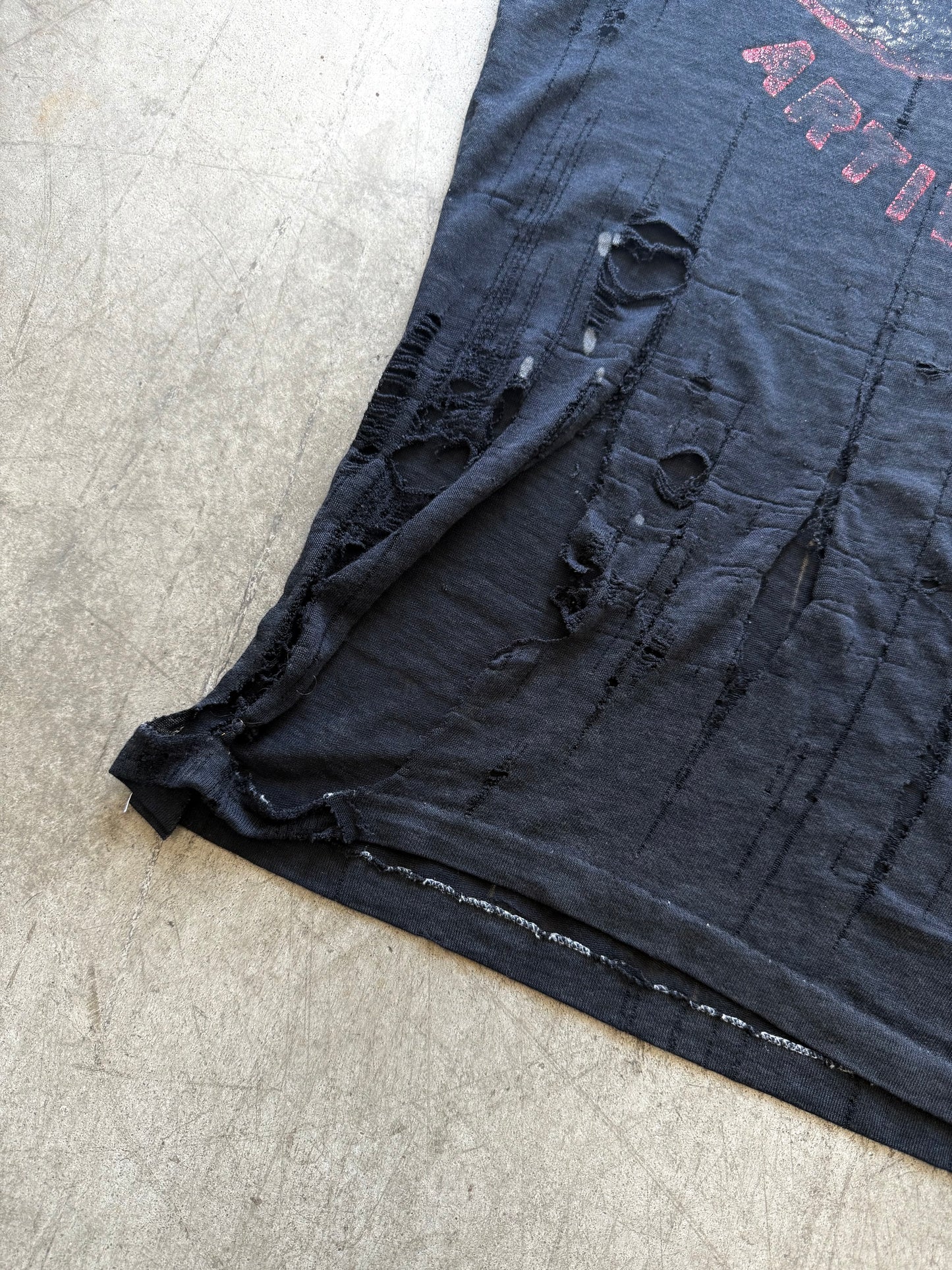 80’s Thrashed Airborne Artillery Sleeveless Shirt