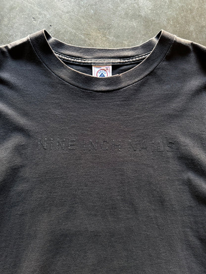 90’s Nine Inch Nails Black On Black Band Shirt