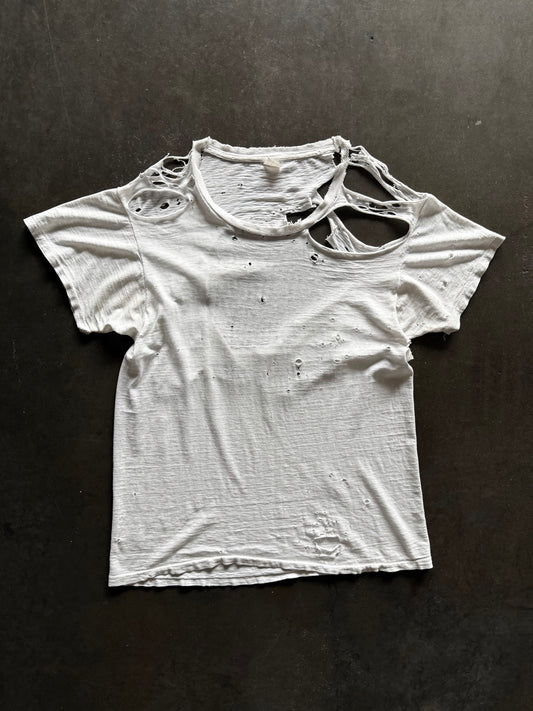 60’s Thrashed Blank White Shirt