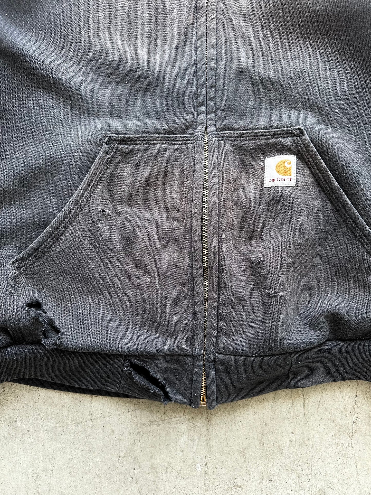 2000’s Carhartt Thrashed Zip Up Sweatshirt