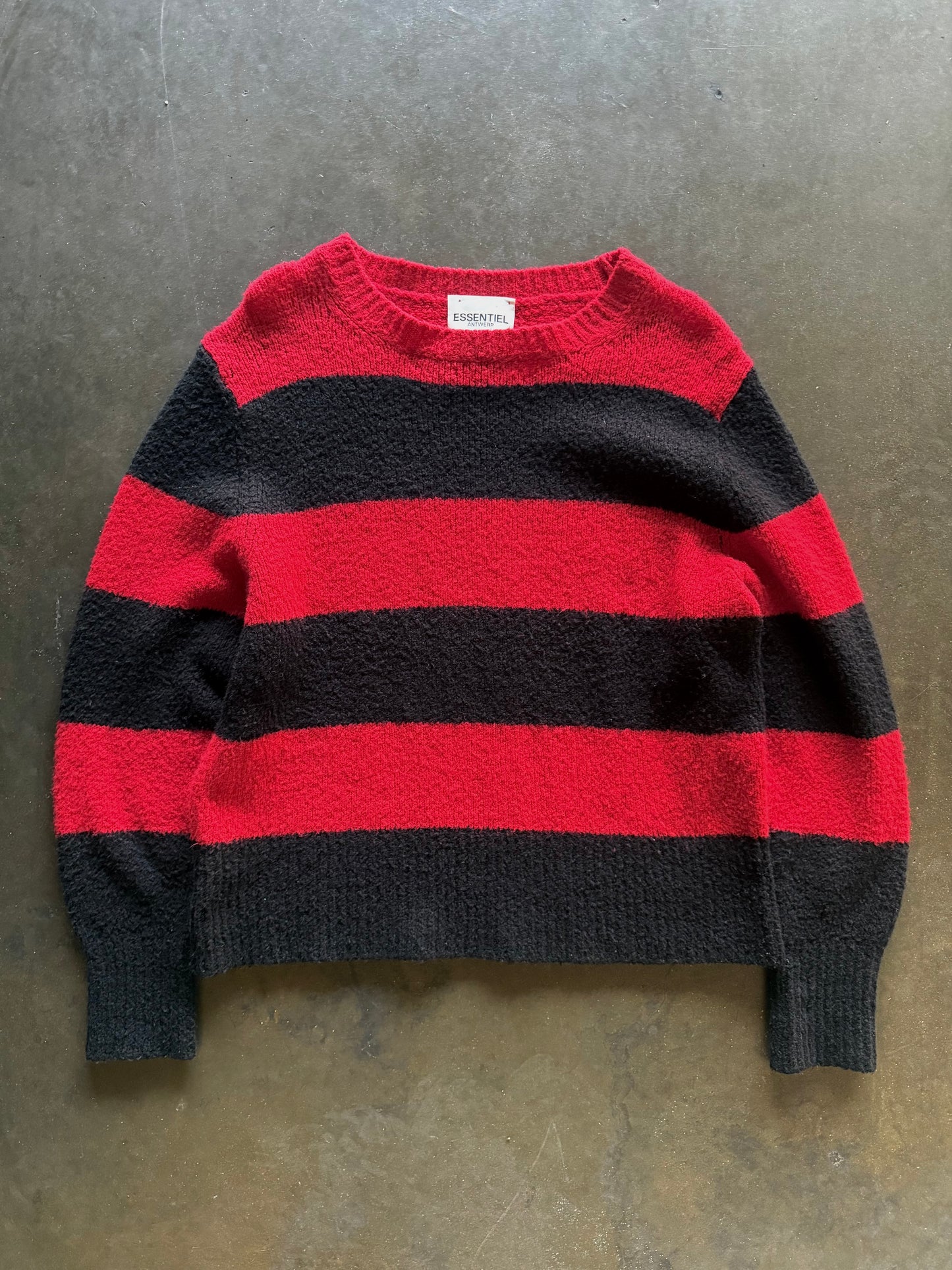2000’s Essentiel Antwerp Striped Knit Sweatshirt