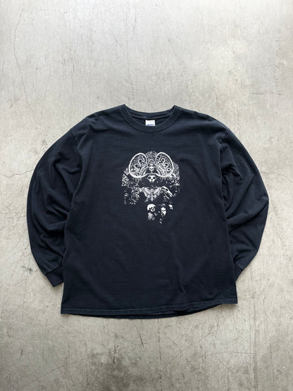 2000’s Gothic Skull Long-sleeve Shirt