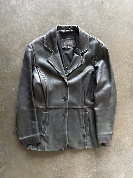 2000’s Michael Lawrence Leather Coat