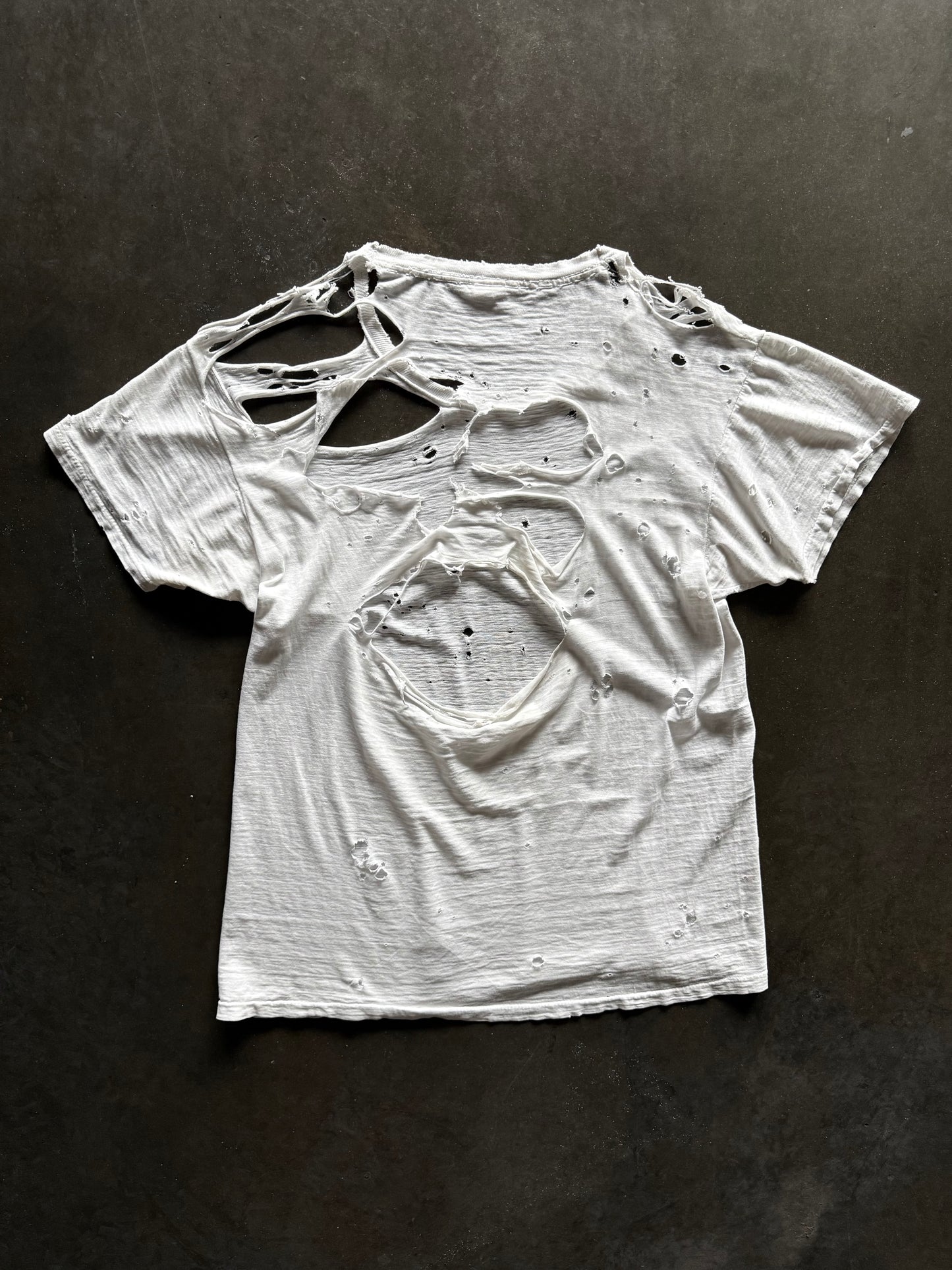 60’s Thrashed Blank White Shirt