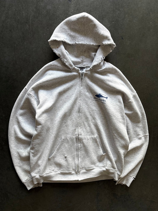 90’s Medi-Flight Zip Up Hooded Sweatshirt