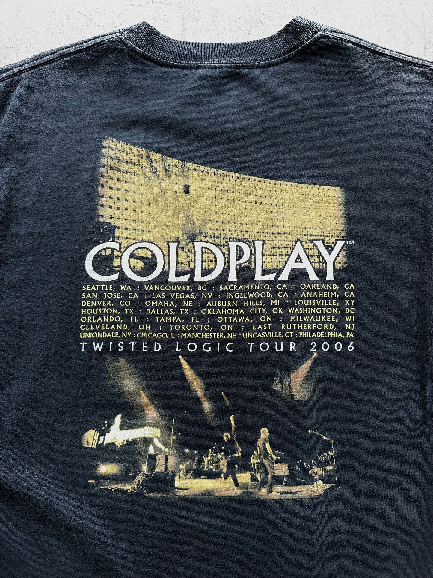 2000’s Coldplay “Twisted Logic” Tour Shirt