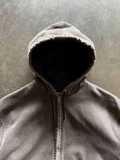 2000’s Faded & Distressed Carhartt Zip Up Jacket