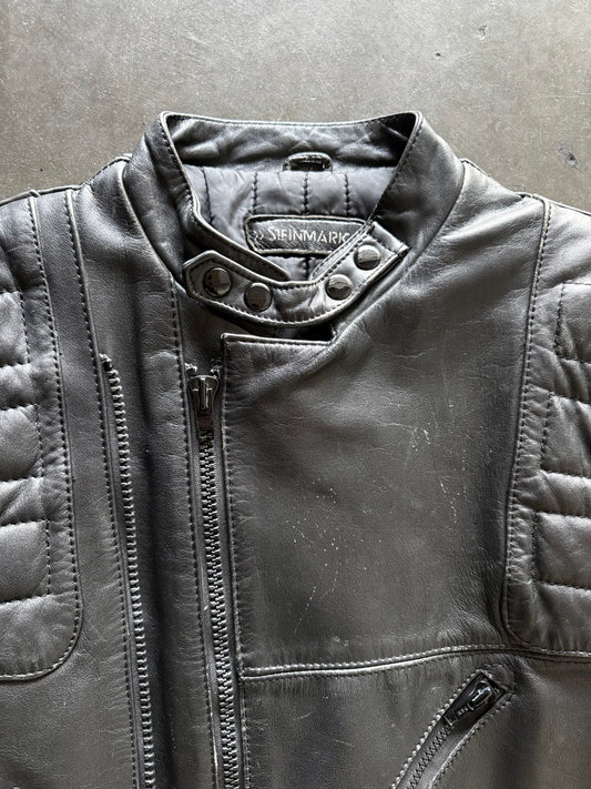 90’s Steinmark German Biker Leather Jacket