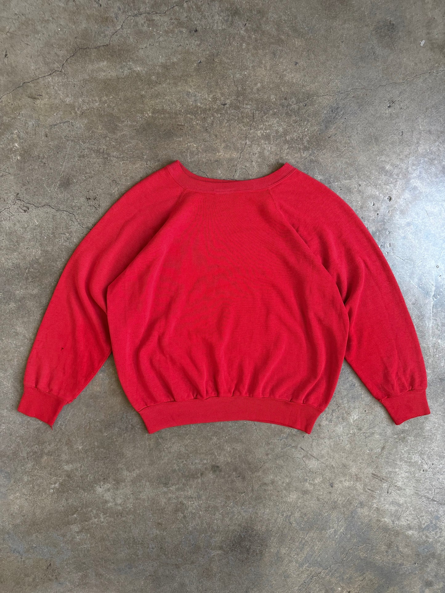 80’s Cherry Red Crewneck Sweatshirt