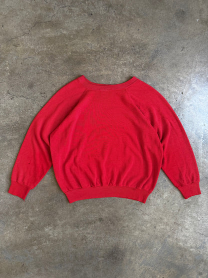 80’s Cherry Red Crewneck Sweatshirt