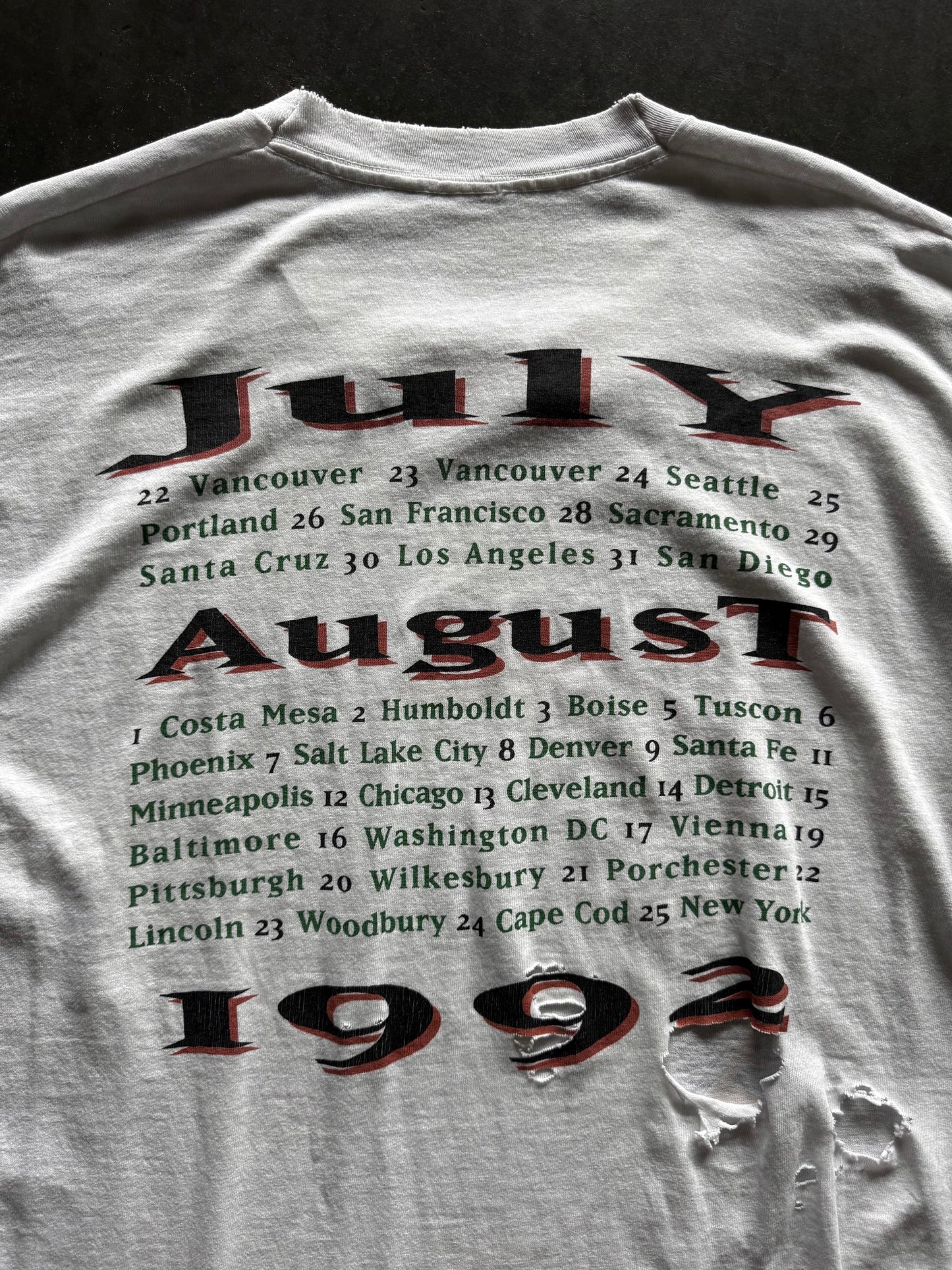 90’s World Beat Tour Shirt