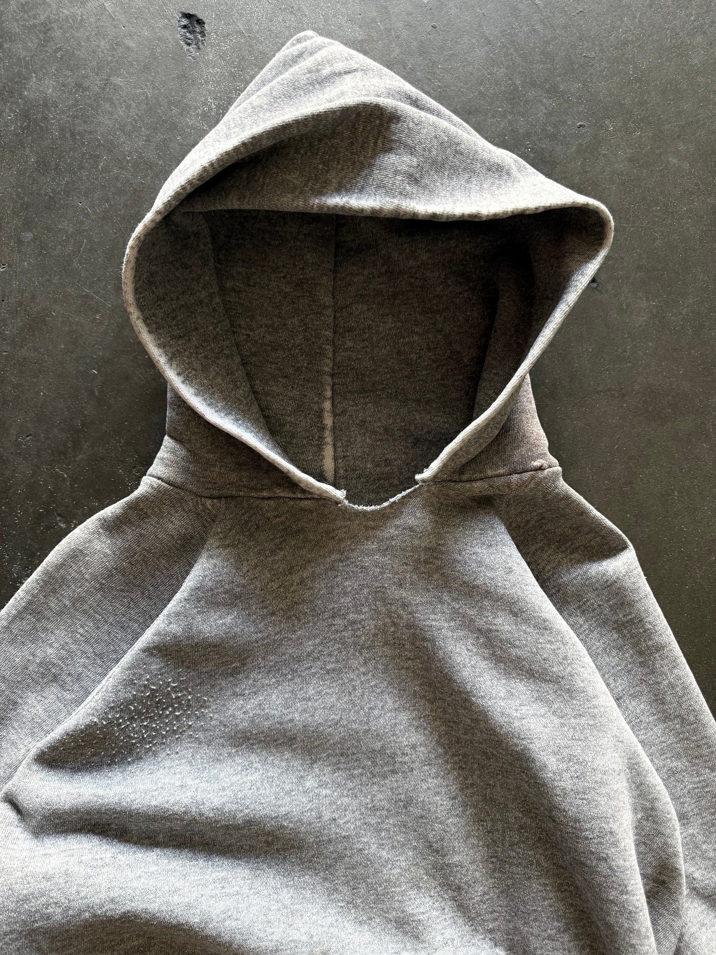 80’s Blank Two Tone Hooded Sweatshirt