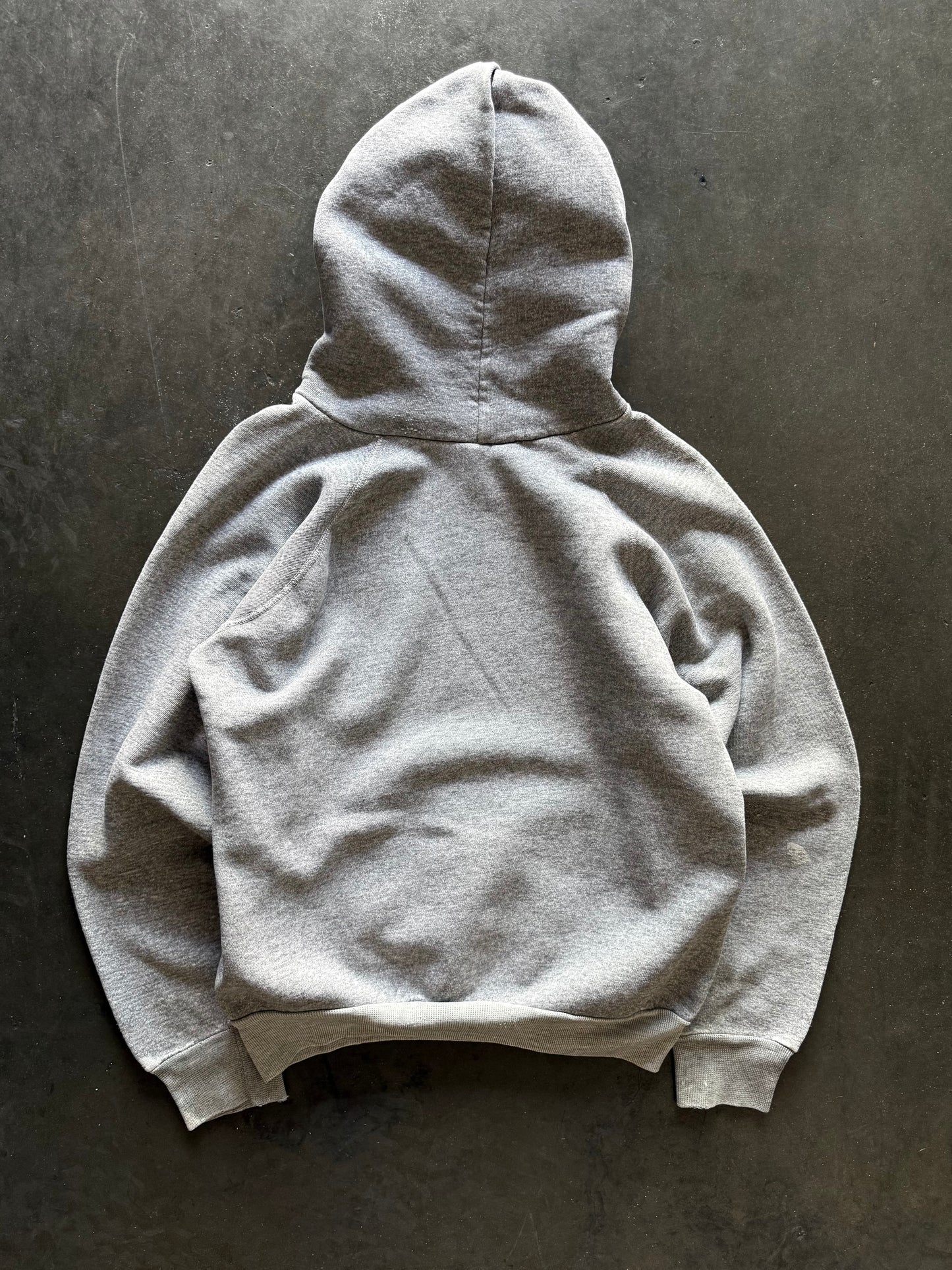 80’s Blank Two Tone Hooded Sweatshirt