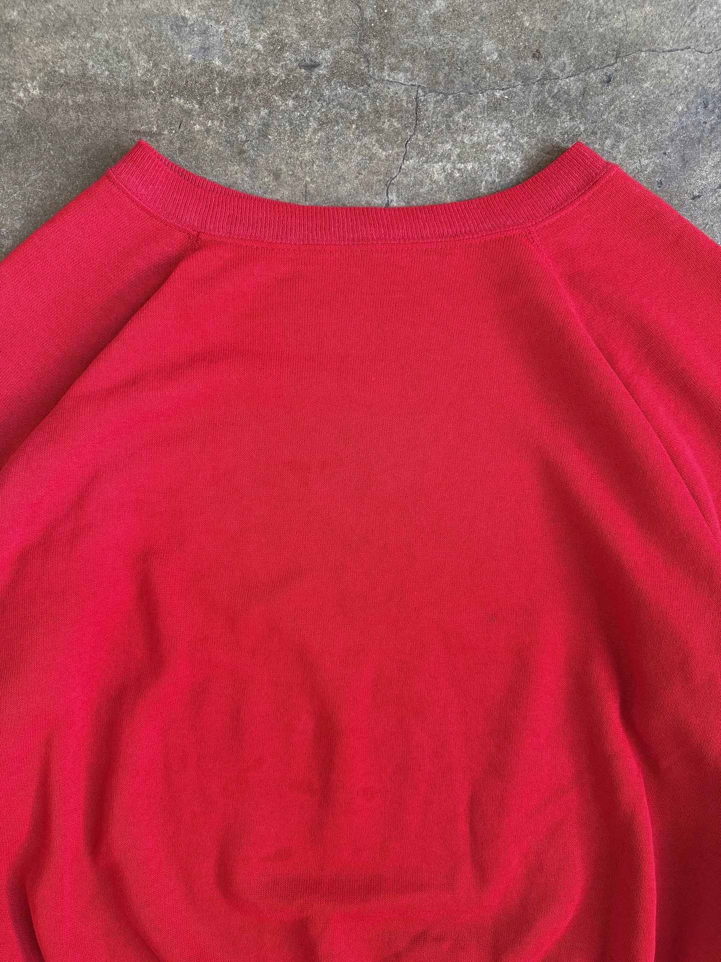 80’s Cherry Red Crewneck Sweatshirt