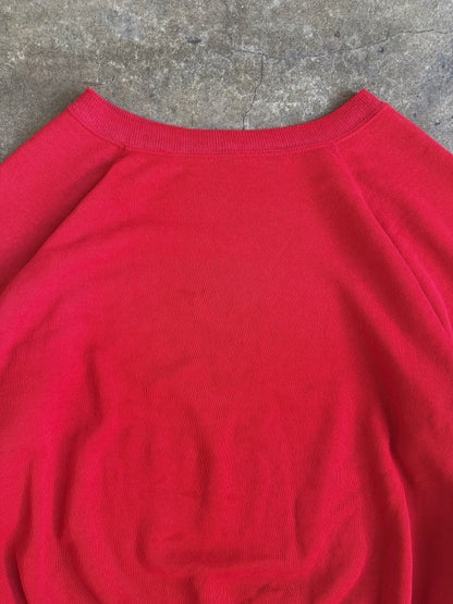 80’s Cherry Red Crewneck Sweatshirt