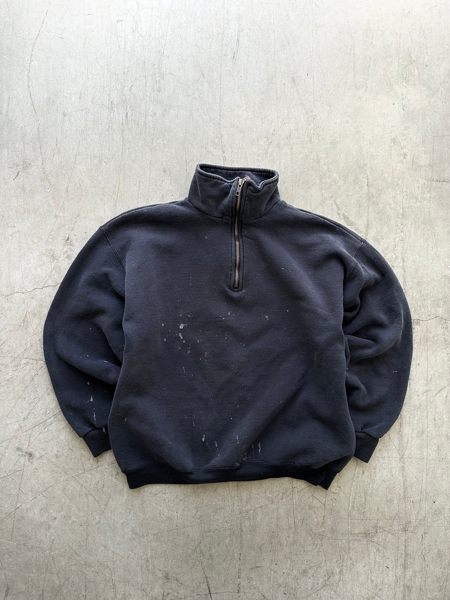 2000’s Paint Splattered Quarter Zip Sweatshirt