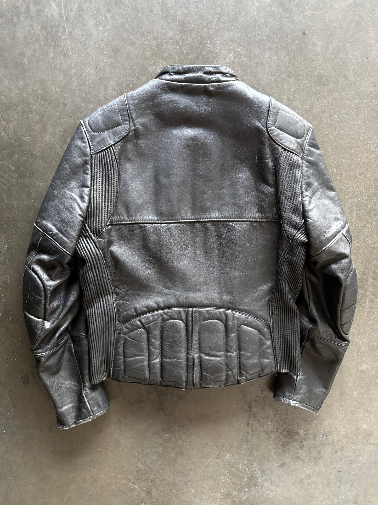 90’s Steinmark German Biker Leather Jacket