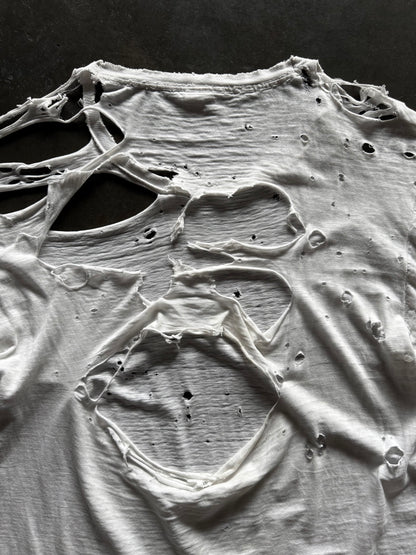 60’s Thrashed Blank White Shirt