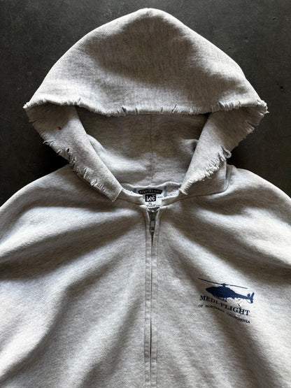 90’s Medi-Flight Zip Up Hooded Sweatshirt