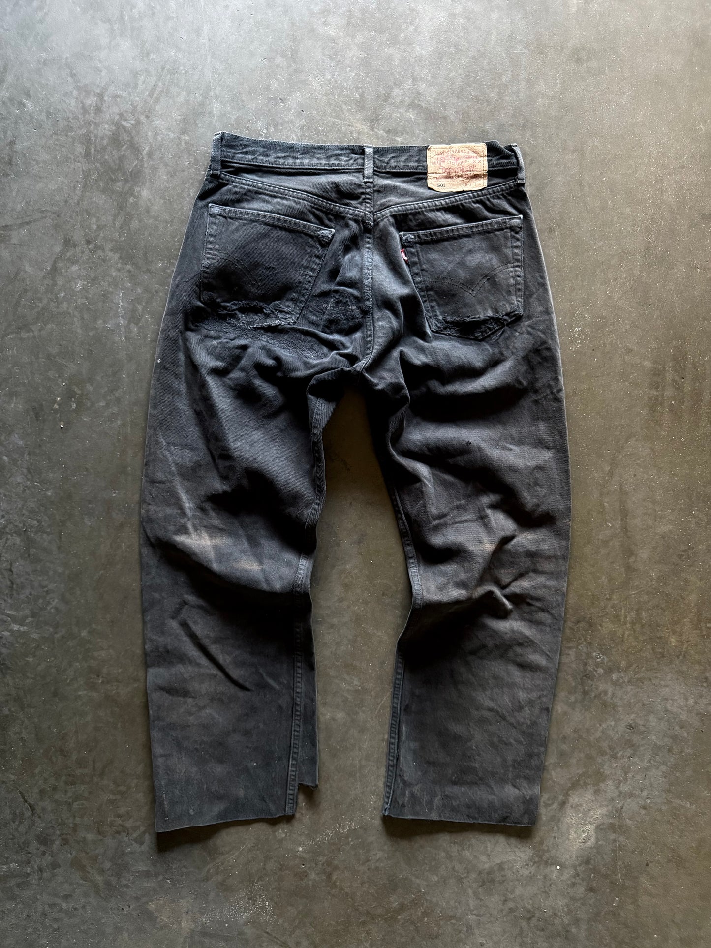 2000’s Thrashed & Repaired Levi’s Jeans