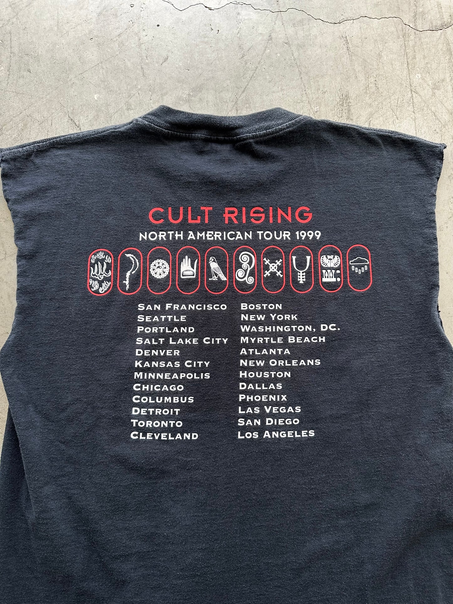 90’s The Cult Tour Sleeveless Shirt