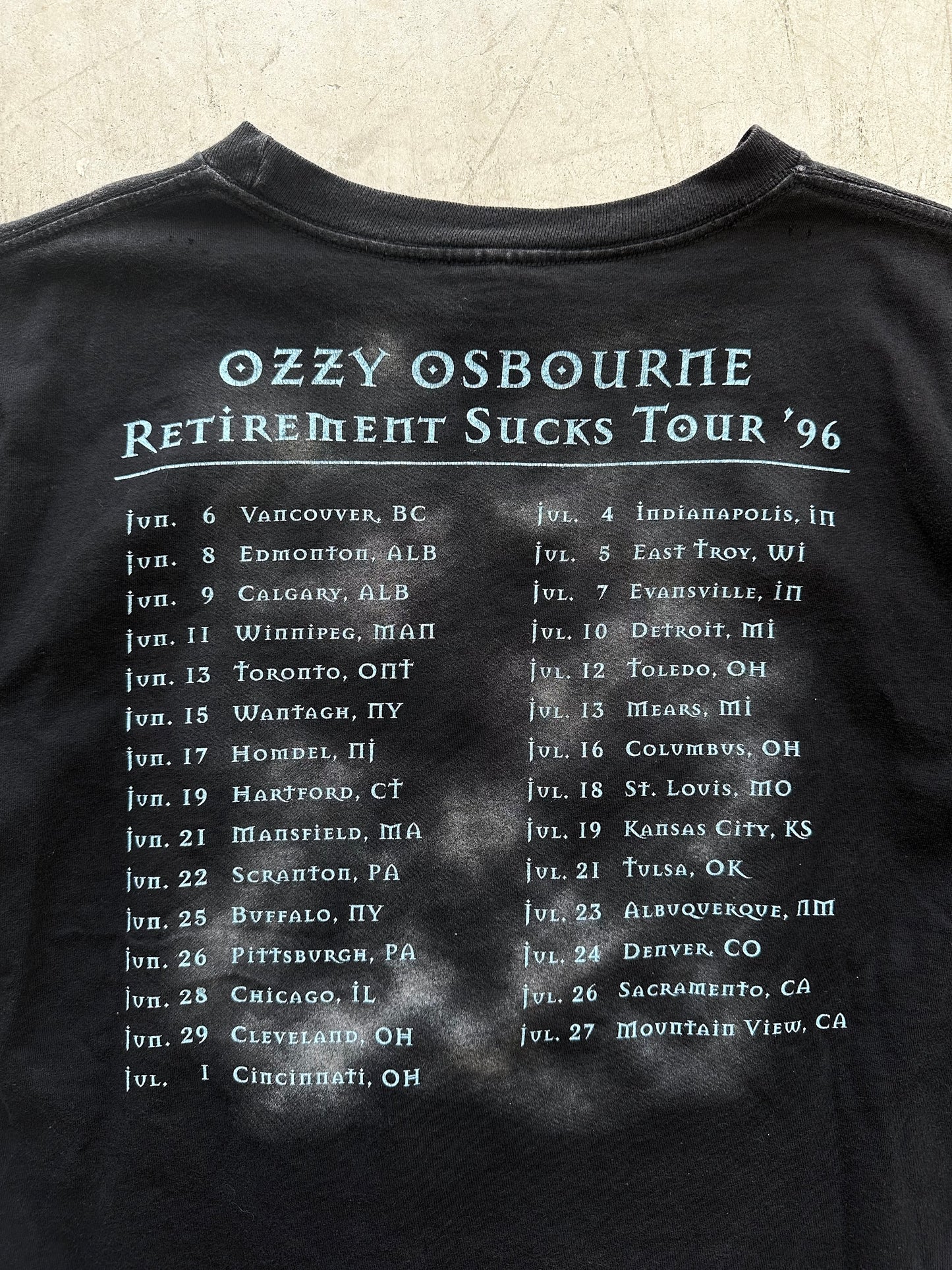 90’s Ozzy Osbourne Tour Shirt