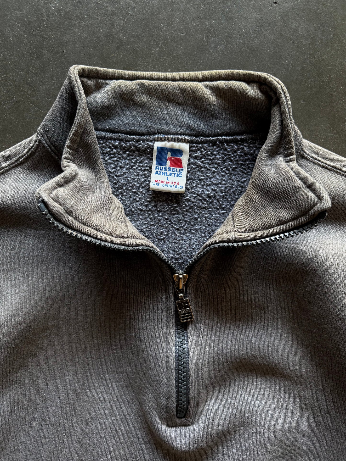 90’s Russell Quarter Zip Up Sweatshirt