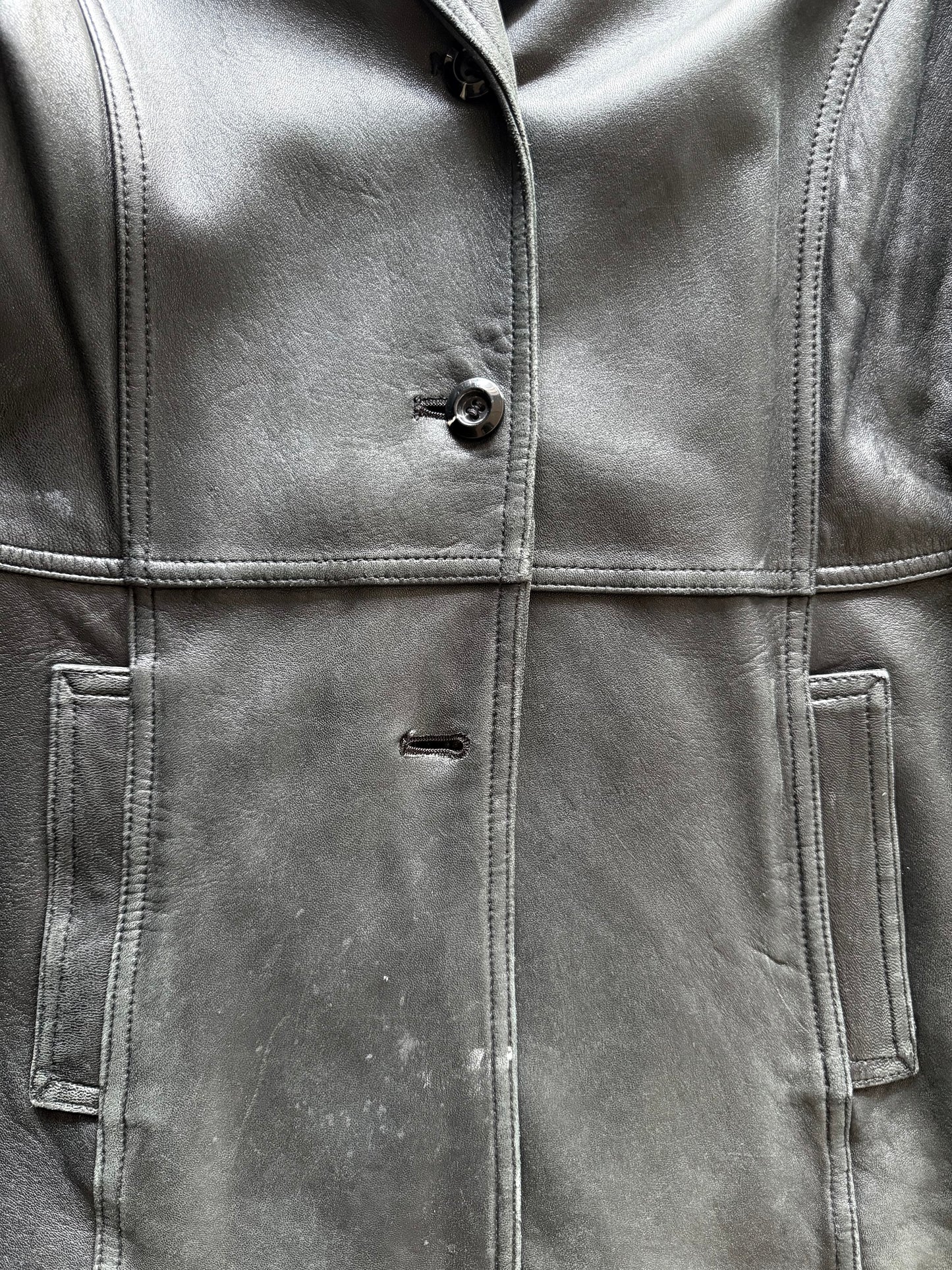 2000’s Michael Lawrence Leather Coat