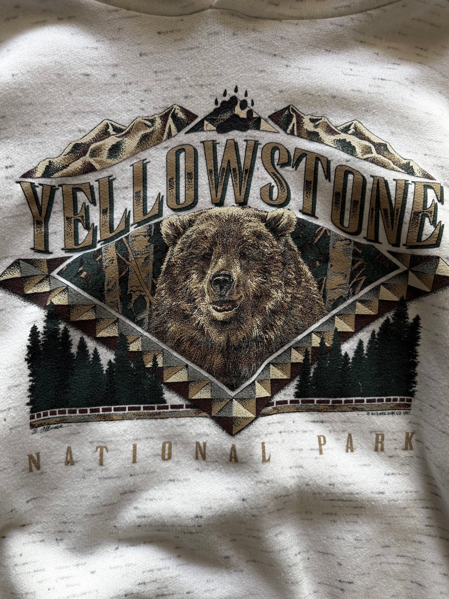 90’s Yellowstone Hooded Sweatshirt