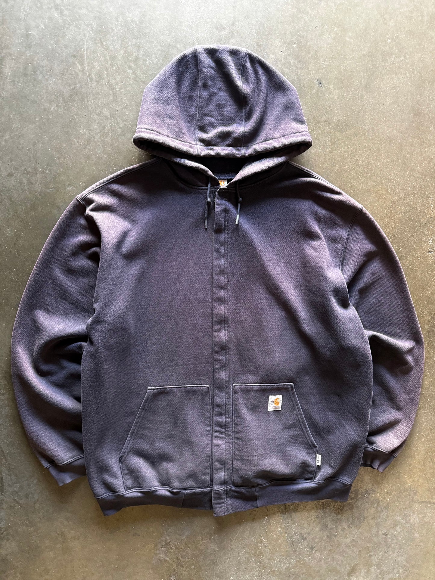 2000’s Carhartt FR Zip Up Hooded Sweatshirt