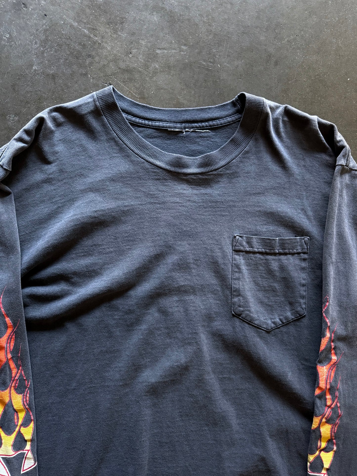 2000’s Sunfaded Flaming Cross LS Shirt