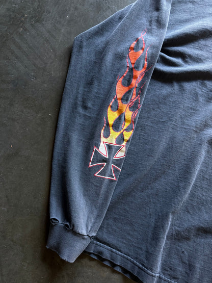 2000’s Sunfaded Flaming Cross LS Shirt