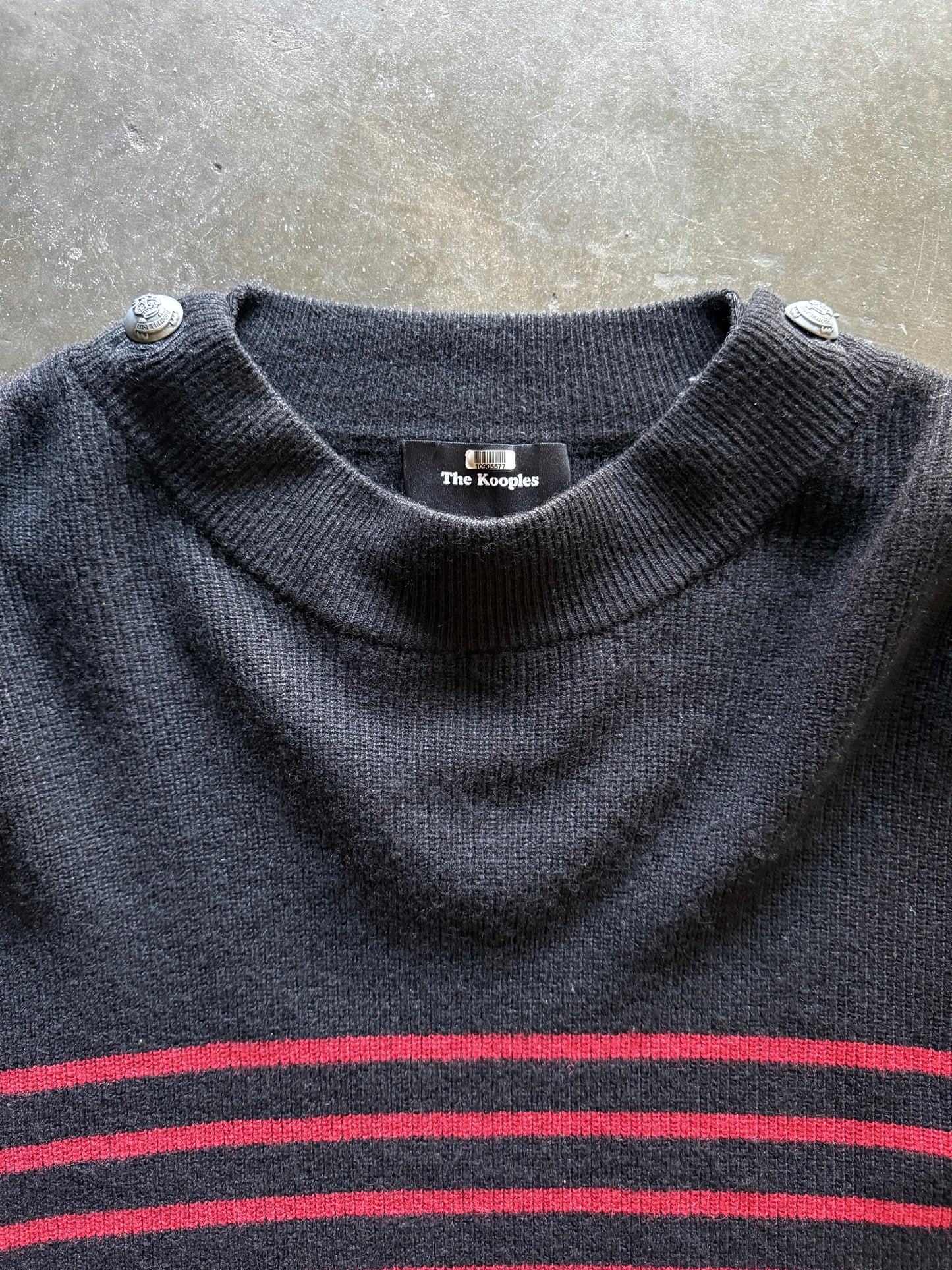 2000’s The Kooples Striped Cashmere Jumper