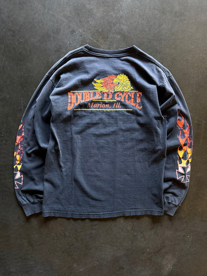 2000’s Sunfaded Flaming Cross LS Shirt