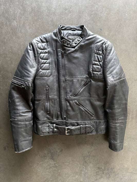 90’s Steinmark German Biker Leather Jacket